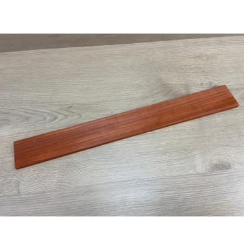 Падук заготовка накладки для электрогитары Радиал ААА 8.3х63-58х500 мм (Уценка-трещина)-5