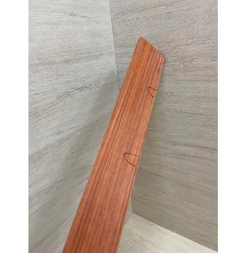 Падук заготовка накладки для электрогитары Радиал ААА 8.3х63-58х500 мм (Уценка-трещина)-4