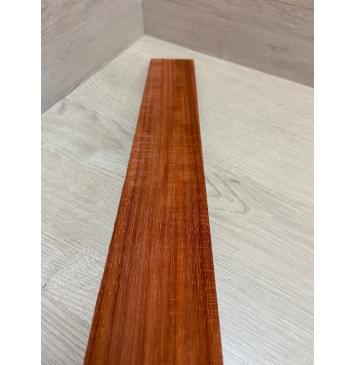 Падук заготовка накладки для электрогитары Радиал ААА 8.3х63-58х500 мм (Уценка-трещина)-8