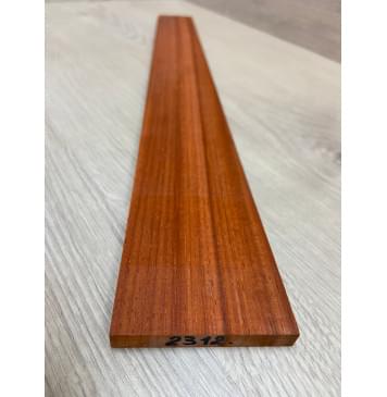 Падук заготовка накладки для электрогитары Радиал ААА 9.2х72-53х506 мм-4