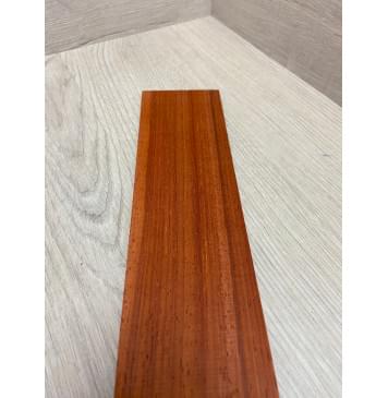 Падук заготовка накладки для электрогитары Радиал ААА 8.5х72-67х510 мм-2