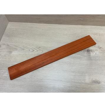 Падук заготовка накладки для электрогитары Радиал ААА 8.5х72-67х510 мм-3