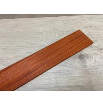 Падук заготовка накладки для электрогитары Радиал ААА 8.5х72-67х510 мм-4