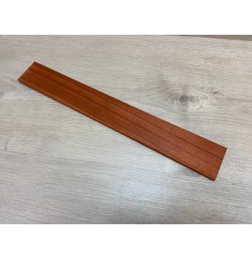 Падук заготовка накладки для электрогитары Радиал ААА 9.5х72-67х510 мм-0