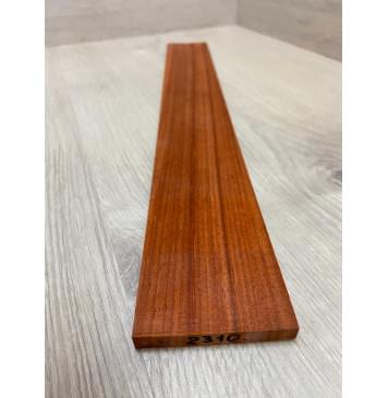 Падук заготовка накладки для электрогитары Радиал ААА 9.5х72-67х510 мм-5