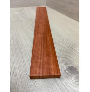 Падук заготовка накладки для электрогитары Радиал ААА 9х64-53х505 мм-1