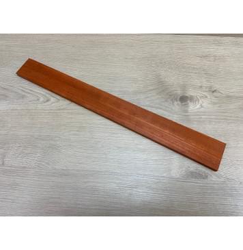 Падук заготовка накладки для электрогитары Радиал ААА 9х61-53х506 мм-0