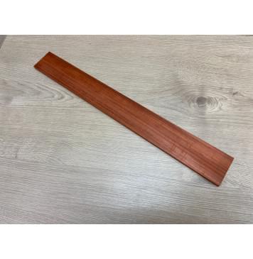 Падук заготовка накладки для электрогитары Радиал ААА 8х63-58х500 мм-0