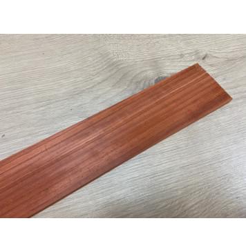 Падук заготовка накладки для электрогитары Радиал ААА 8х63-58х500 мм-7