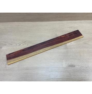 Эбен Красный заготовка накладки для электрогитары Смешанный ААА 9.5х70х535 мм-0