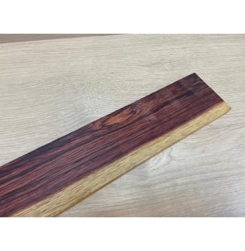 Эбен Красный заготовка накладки для электрогитары Смешанный ААА 9.5х70х535 мм-4