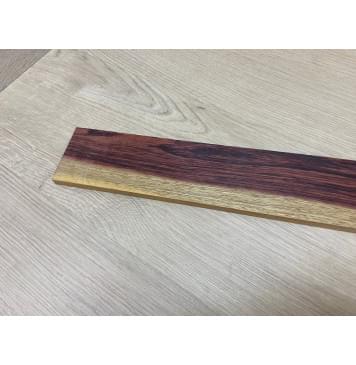 Эбен Красный заготовка накладки для электрогитары Смешанный ААА 9.5х70х535 мм-5