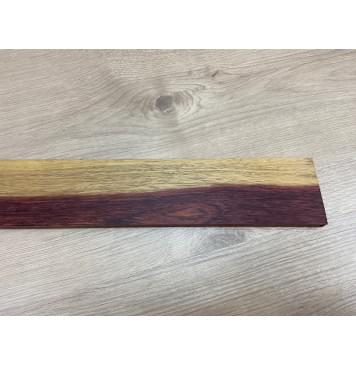 Эбен Красный заготовка накладки для электрогитары Смешанный ААА 9.5х70х535 мм-7