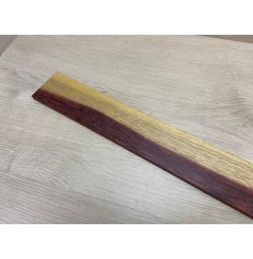 Эбен Красный заготовка накладки для электрогитары Смешанный ААА 9.5х70х535 мм-8