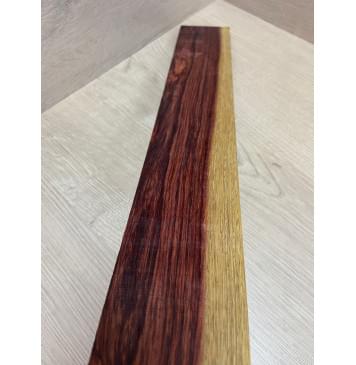 Эбен Красный заготовка накладки для электрогитары Смешанный ААА 9.5х70х535 мм-1