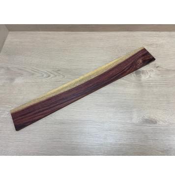 Эбен Красный заготовка накладки для электрогитары Смешанный ААА 9х70х520 мм-0