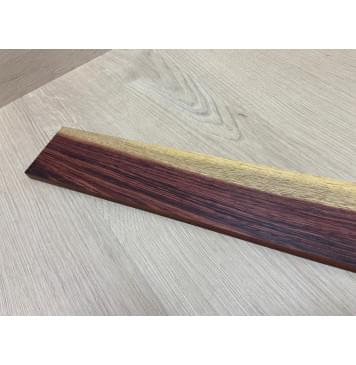 Эбен Красный заготовка накладки для электрогитары Смешанный ААА 9х70х520 мм-10