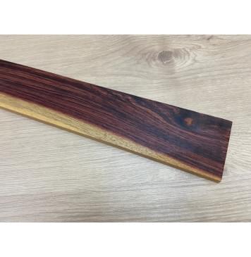 Эбен Красный заготовка накладки для электрогитары Смешанный ААА 9х70х520 мм-8