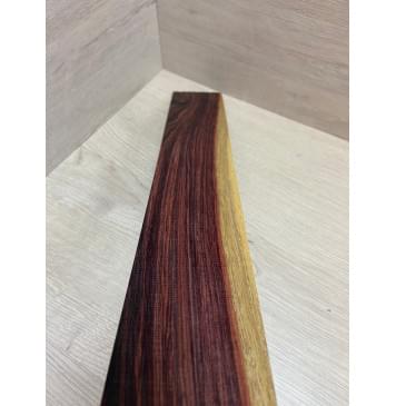 Эбен Красный заготовка накладки для электрогитары Смешанный ААА 9х70х520 мм-2