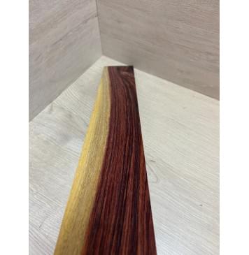 Эбен Красный заготовка накладки для электрогитары Смешанный ААА 9х70х520 мм-1