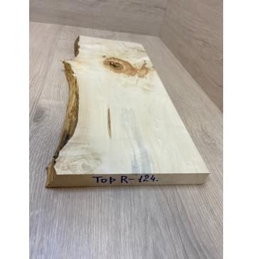 Клён Американский заготовка на топ под заливку Смешанный ААА 25х180-190х502 мм (1шт под распил)-6