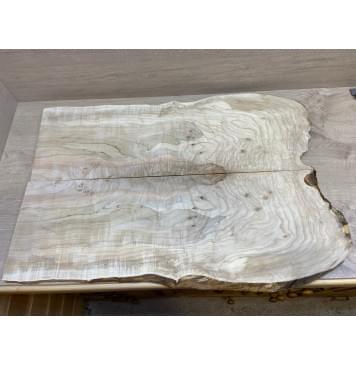 Клён Американский Волнистый заготовка на топ Смешанный А Волна А 17.5х235-265х740 мм - 2 шт. (книжкой)-1