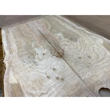 Клён Американский Волнистый заготовка на топ Смешанный А Волна А 17.5х235-265х740 мм - 2 шт. (книжкой)-3