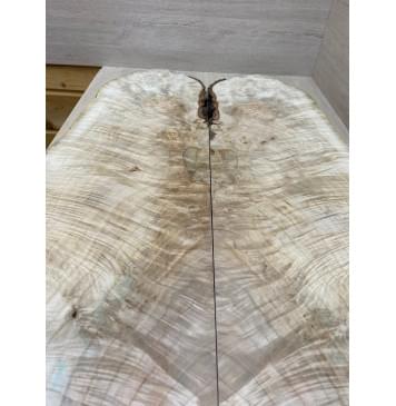 Клён Американский Волнистый заготовка на топ Смешанный А Волна ААА 16.5х215-270х810 мм - 2 шт. (книжкой)-7