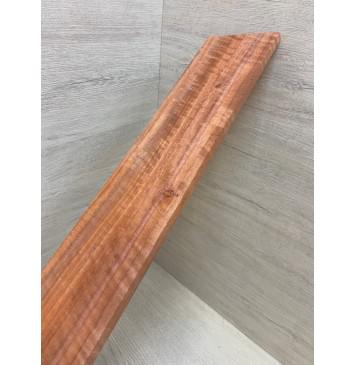 Падук Волнистый заготовка накладки для бас-гитары Радиал А Волна ААА 9х97х705 мм-9