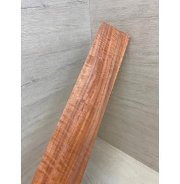 Падук Волнистый заготовка накладки для бас-гитары Радиал А Волна ААА 9х97х705 мм-4