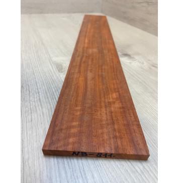 Падук Волнистый заготовка накладки для бас-гитары Радиал АА Волна ААА 9.5х105х705 мм-11