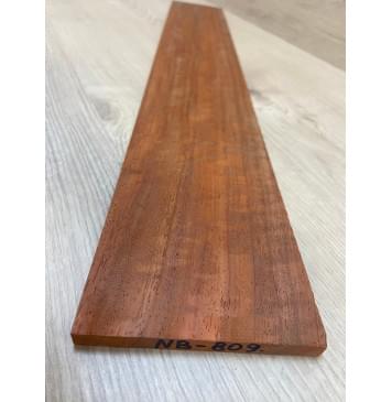 Падук Волнистый заготовка накладки для бас-гитары Радиал АА Волна ААА 9.5х105х705 мм-10