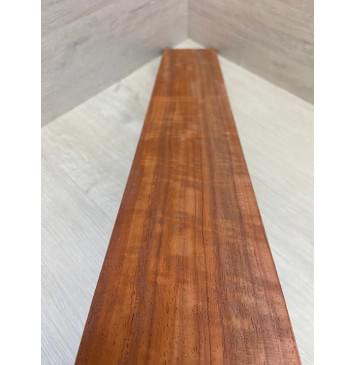 Падук Волнистый заготовка накладки для бас-гитары Радиал АА Волна ААА 9х105х705 мм-9