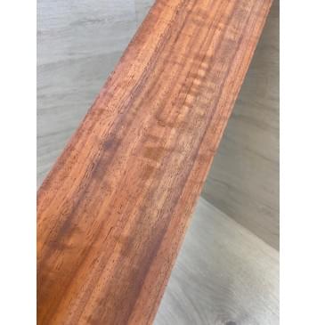 Падук Волнистый заготовка накладки для бас-гитары Радиал АА Волна ААА 9.5х105х705 мм-9