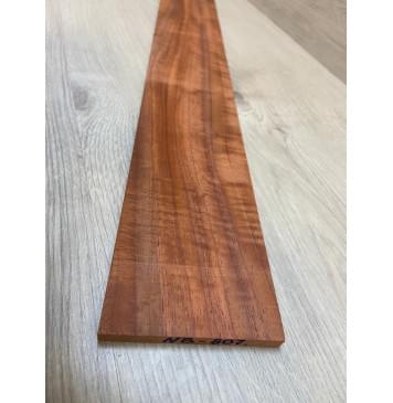 Падук Волнистый заготовка накладки для бас-гитары Радиал А Волна ААА 9.5х97х705 мм-5