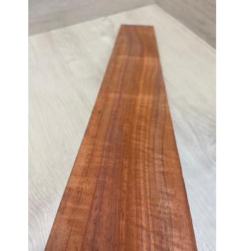 Падук Волнистый заготовка накладки для бас-гитары Радиал А Волна ААА 9.5х97х705 мм-2