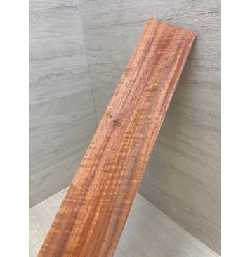 Падук Волнистый заготовка накладки для бас-гитары Радиал А Волна ААА 9х97х705 мм-6