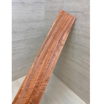 Падук Волнистый заготовка накладки для бас-гитары Радиал А Волна ААА 9х97х705 мм-7