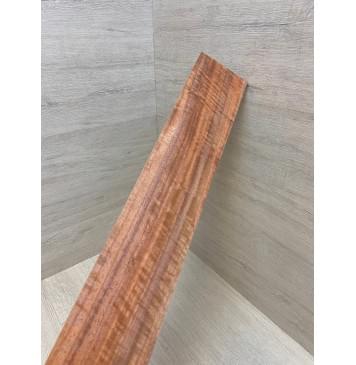 Падук Волнистый заготовка накладки для бас-гитары Радиал А Волна ААА 9х97х705 мм-8