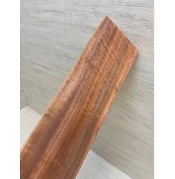 Падук Волнистый заготовка накладки для бас-гитары Радиал А Волна ААА 9х97х705 мм-11