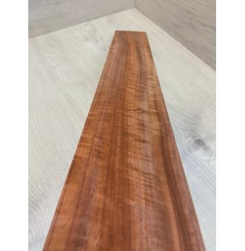 Падук Волнистый заготовка накладки для бас-гитары Радиал А Волна ААА 9х97х705 мм-2