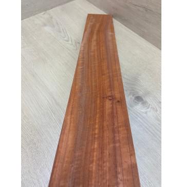 Падук Волнистый заготовка накладки для бас-гитары Радиал А Волна ААА 9х97х705 мм-1