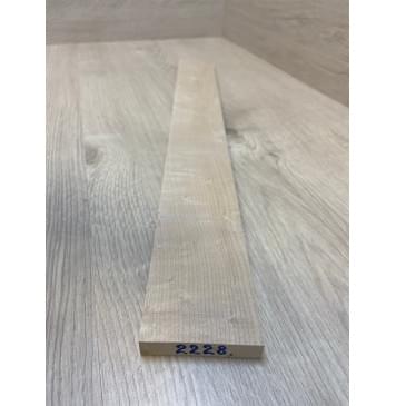 Клён Птичий Глаз заготовка накладки для электрогитары Смешанный АА Волна АА 12х65х570 мм-2