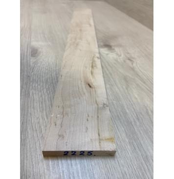 Клён Птичий Глаз заготовка накладки для электрогитары Смешанный АА Волна А 11х71-68х572 мм-4