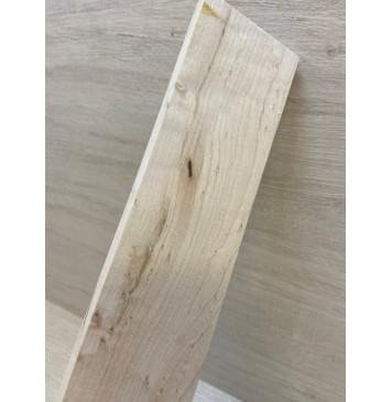 Клён Птичий Глаз заготовка накладки для электрогитары Смешанный АА Волна А 11х71-68х572 мм-5