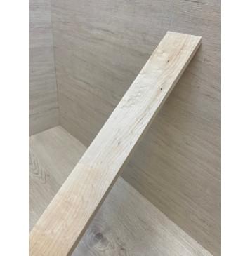 Клён Птичий Глаз заготовка накладки для электрогитары Смешанный АА Волна А 14х72-62х572 мм-7