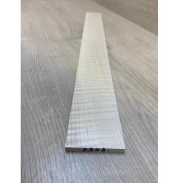 Клён Белый Явор, Волнистый заготовка накладки для электрогитары Радиал АА Волна АА 7.7х61-55х515 мм-2