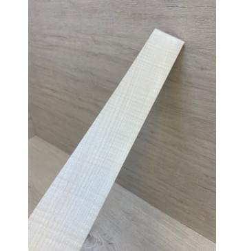 Клён Белый Явор, Волнистый заготовка накладки для электрогитары Радиал АА Волна АА 7.7х61-55х515 мм-7