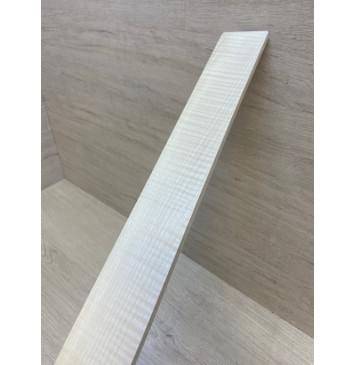 Клён Белый Явор, Волнистый заготовка накладки для электрогитары Радиал АА Волна АА 7.7х61-55х515 мм-8