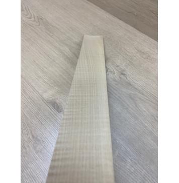 Клён Белый Явор, Волнистый заготовка накладки для электрогитары Радиал АА Волна АА 7.7х61-55х515 мм-10